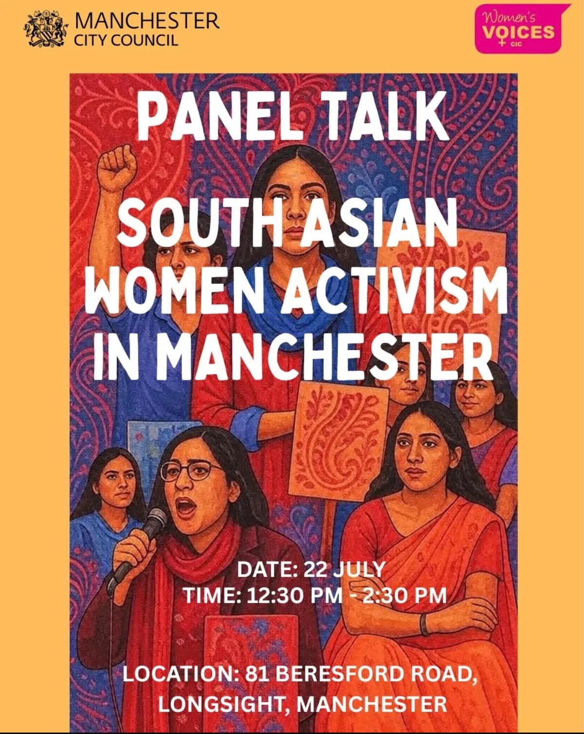 Women’s Voices event poster 12
