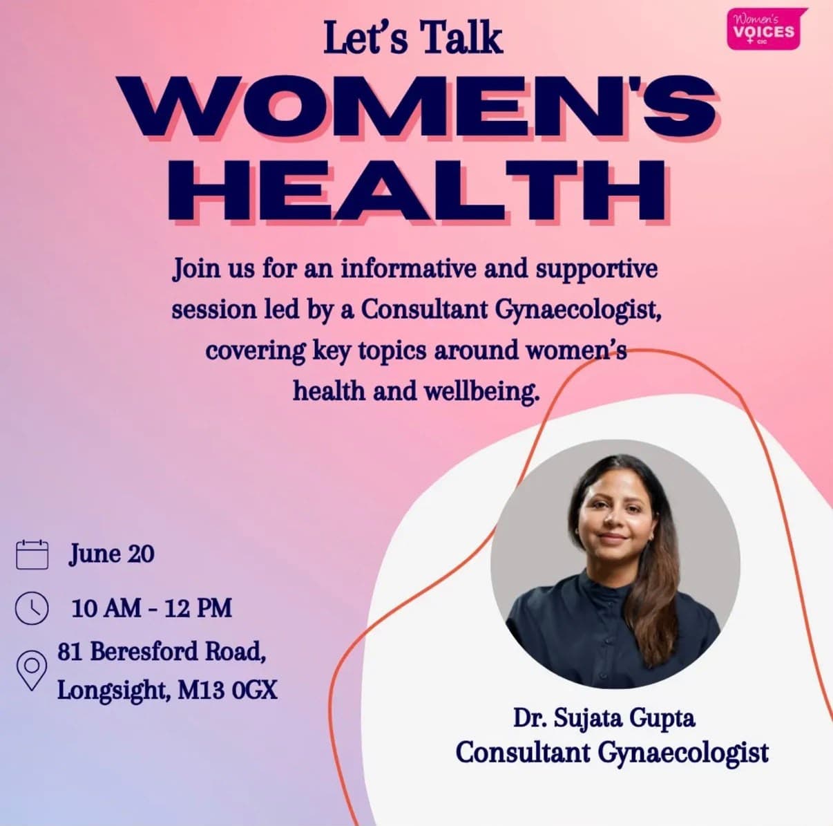 Women’s Voices event poster 13