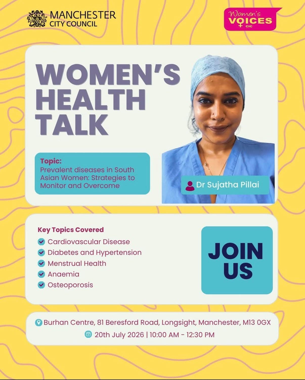 Women’s Voices event poster 19